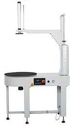 Semi-Automatic Stretch Film Wrapping Machine With Pneumatic Pressholder
